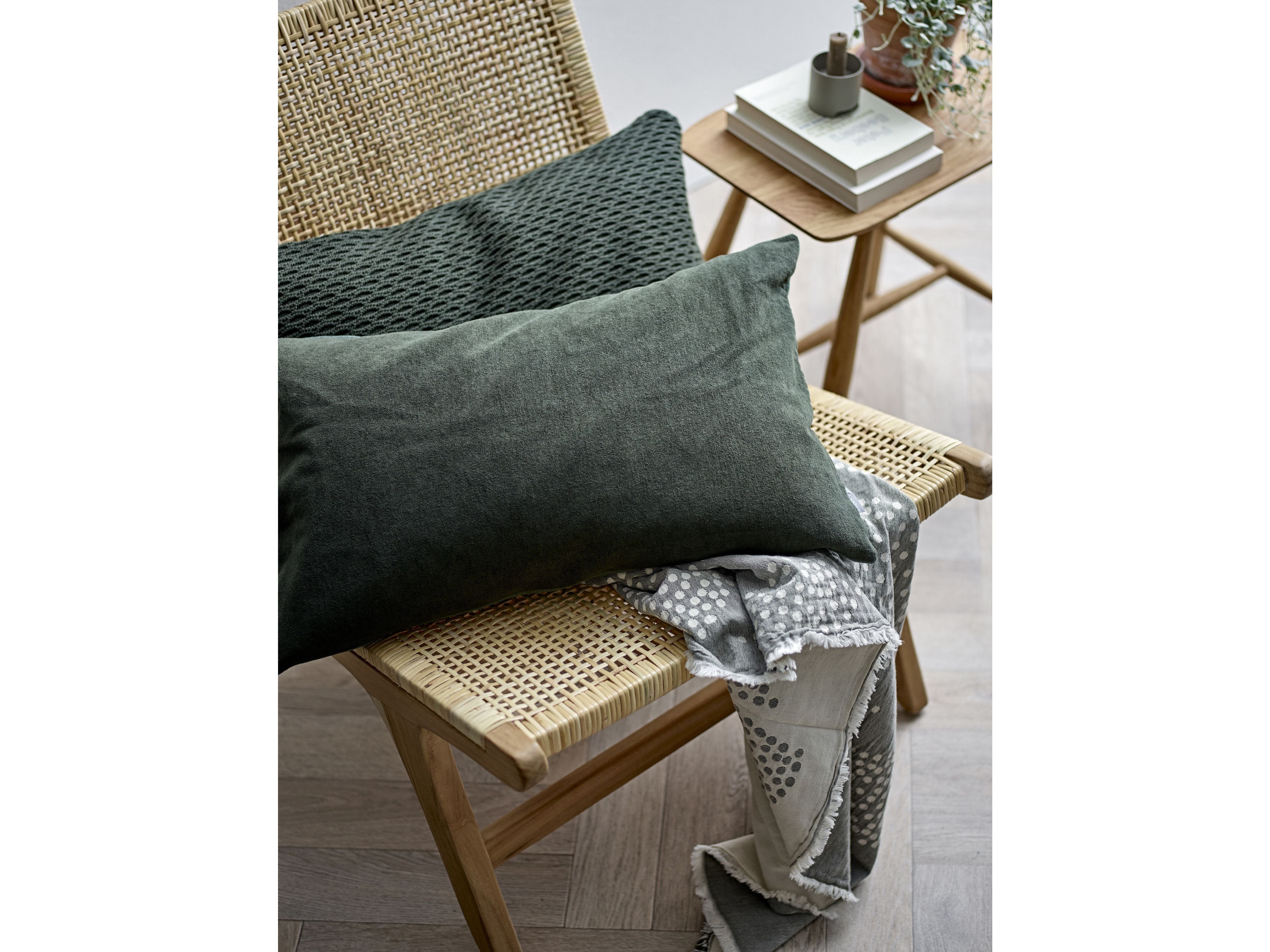[product_category]-Södahl Wave Knit Cushion Cover 40x60 Cm, Forest Green-Södahl-5722000297864-29786-SOD-4