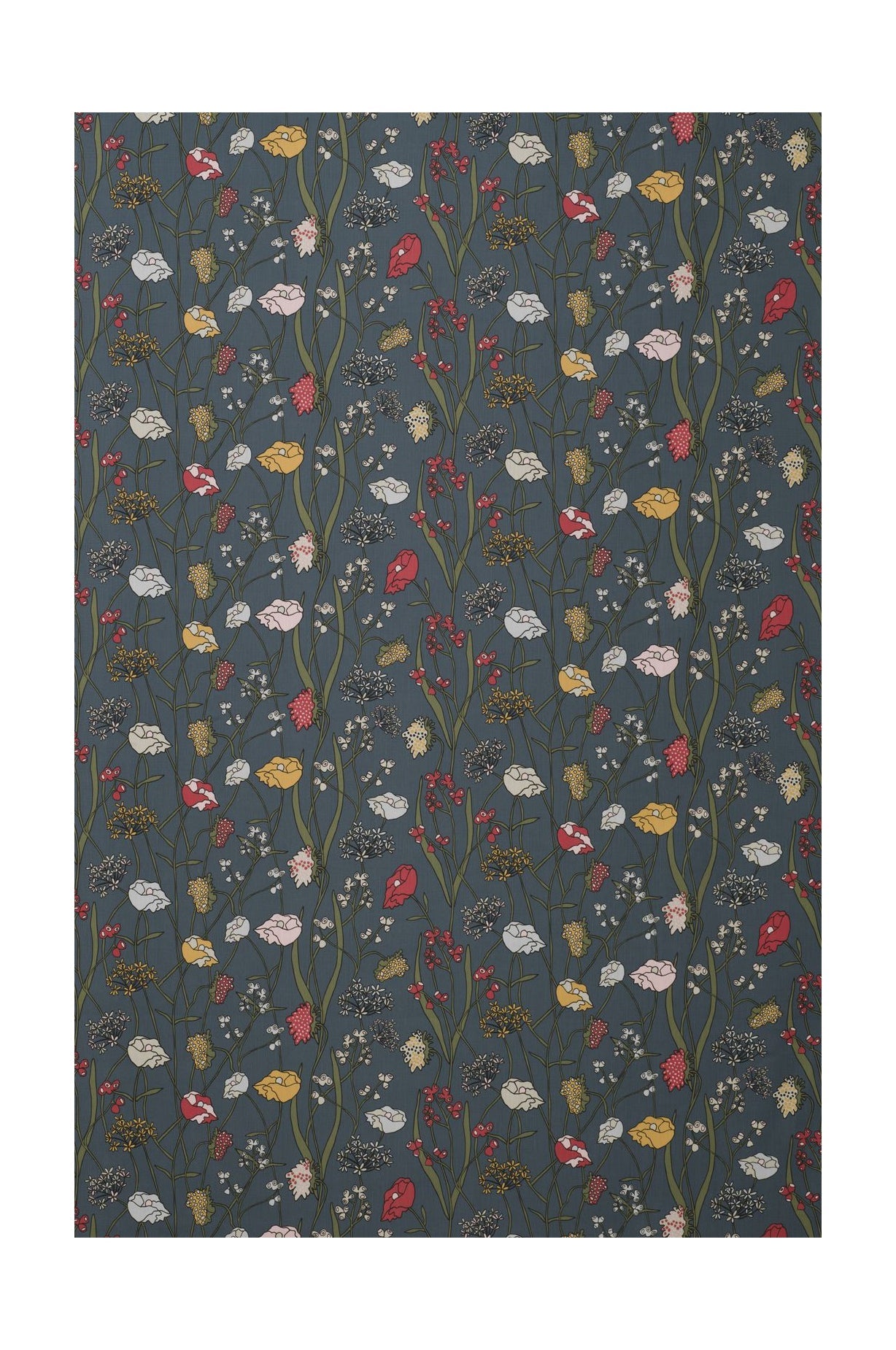 [product_category]-Spira äng Fabric Width 150 Cm (Price Per Meter), Blue-Spira of Sweden-7333001015685-6070-SPI-1