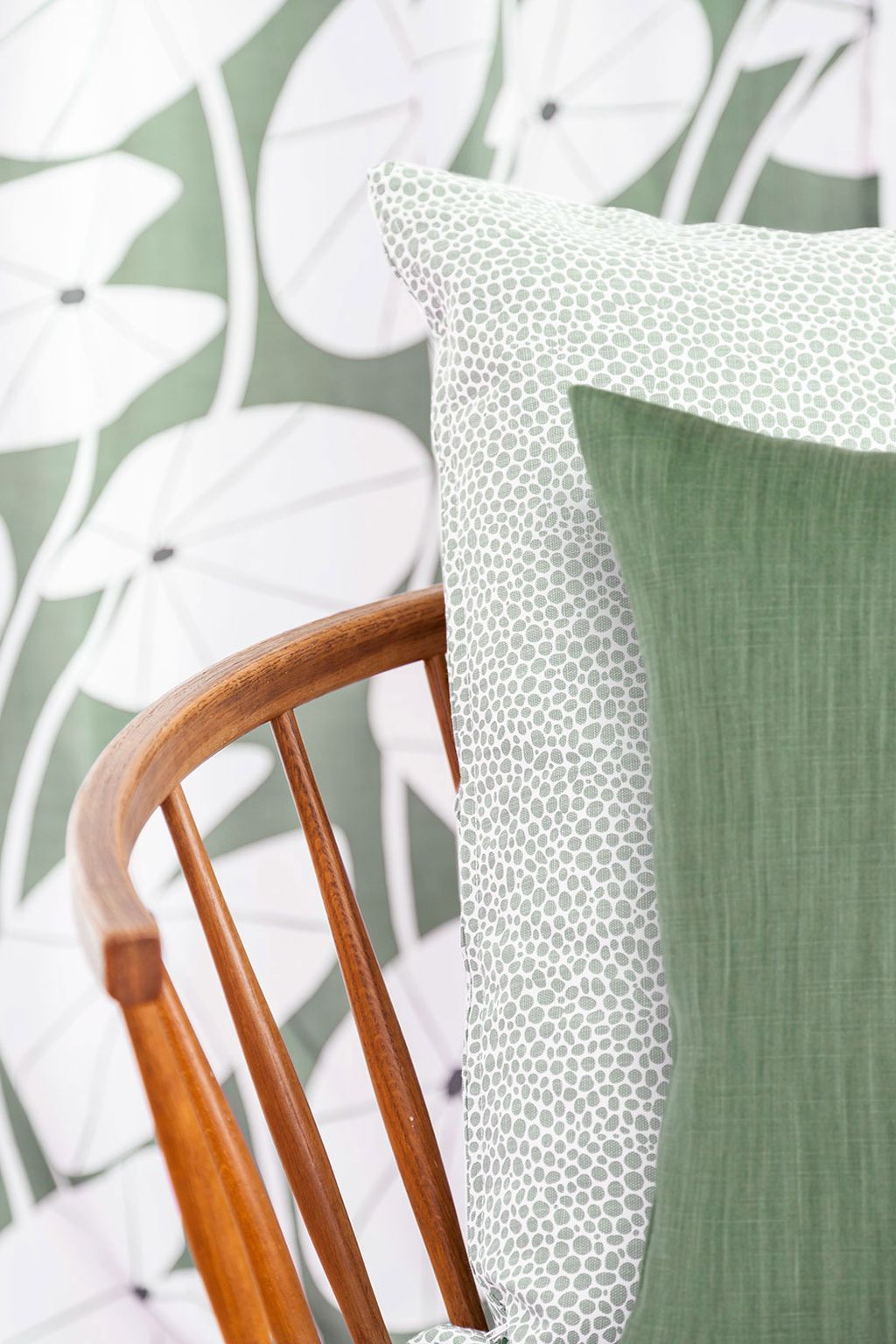 [product_category]-Spira Dotte R60 Cushion Cover, Sage Green-Spira of Sweden-7333001012042-5613-SPI-3
