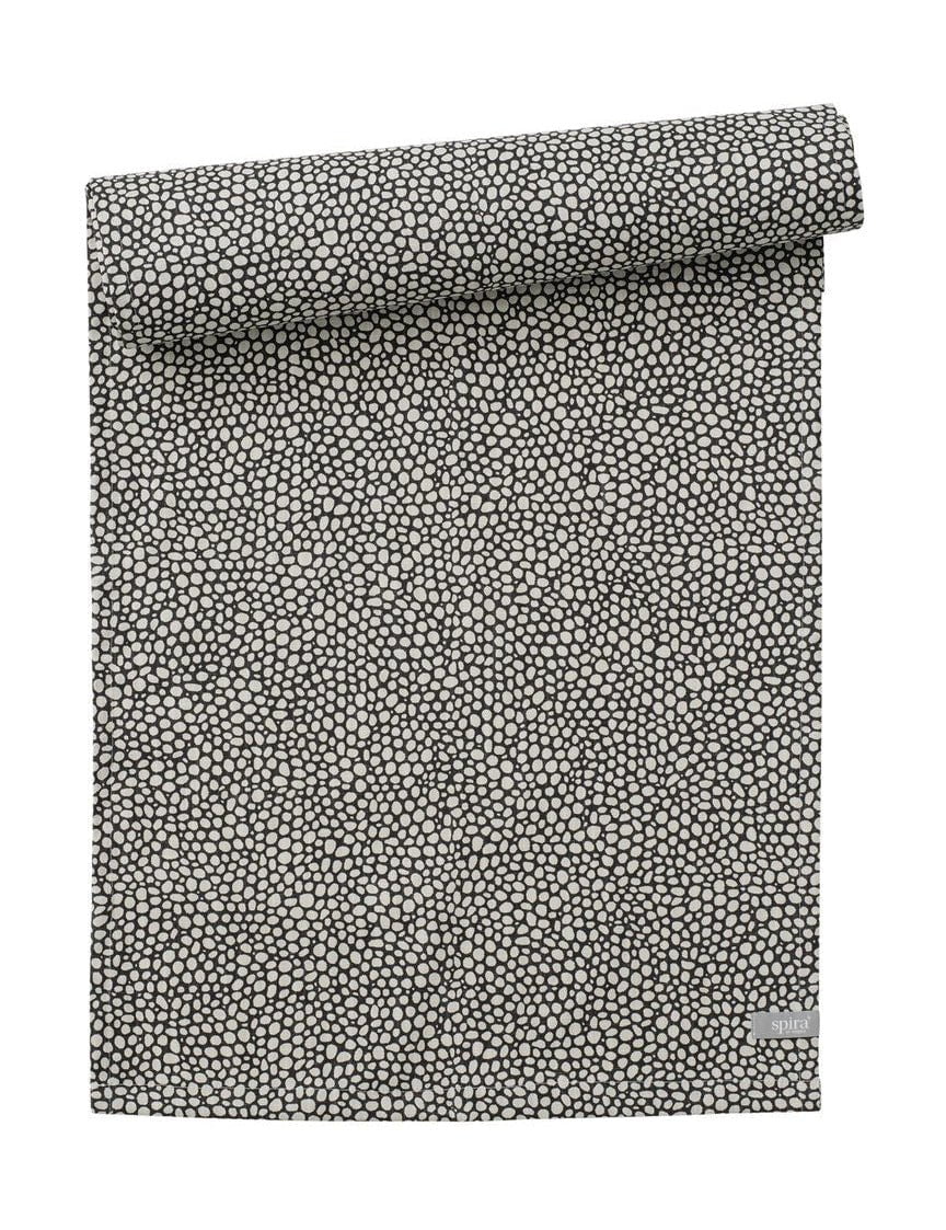 [product_category]-Spira Dotte Table Runner, Asphalt-Spira of Sweden-7333001018242-6358-SPI-1