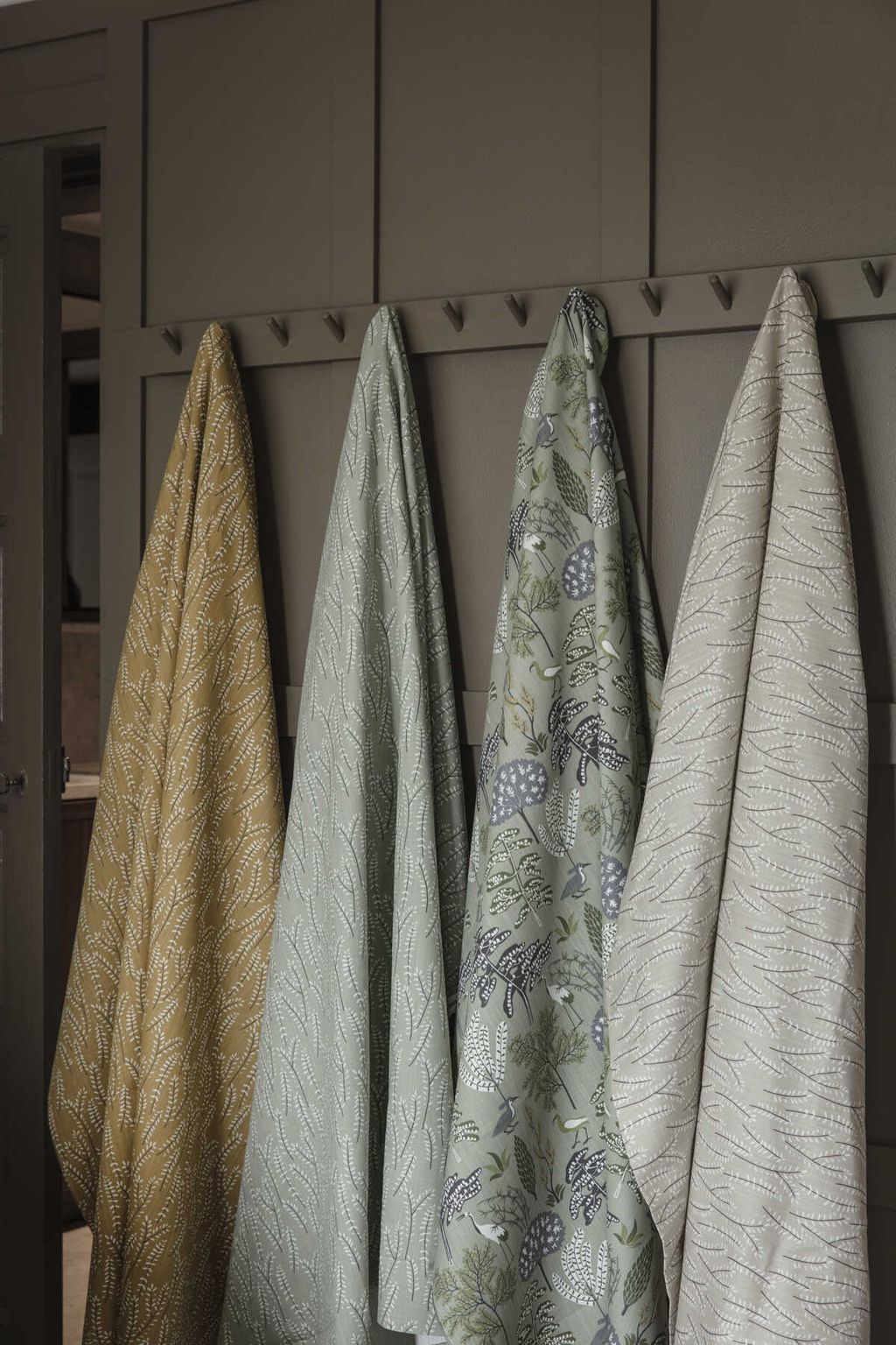 [product_category]-Spira Flora Fabric Width 150 Cm (Price Per Meter), Green-Spira of Sweden-7333001016248-6143-SPI-2