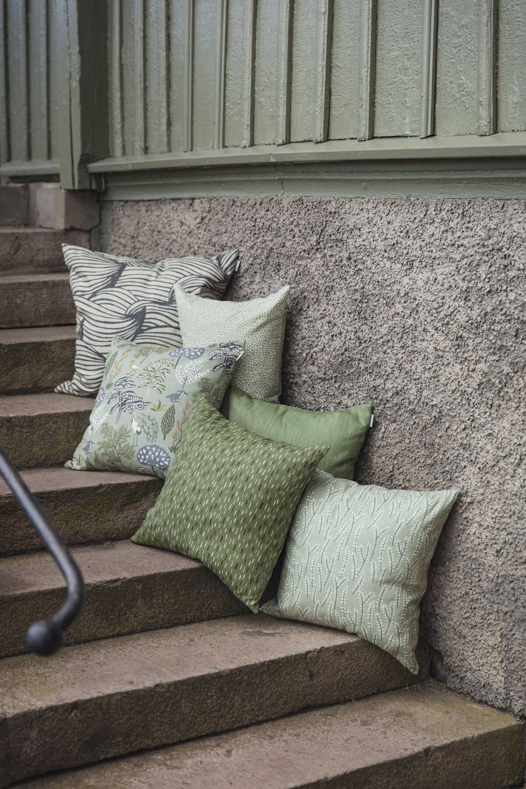 [product_category]-Spira Flora Fabric Width 150 Cm (Price Per Meter), Green-Spira of Sweden-7333001016248-6143-SPI-3