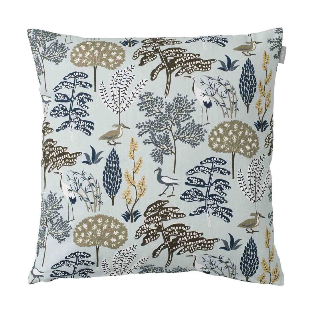 [product_category]-Spira Flora Pillow Cover, Blue-Spira of Sweden-7333001016118-6130-SPI-1