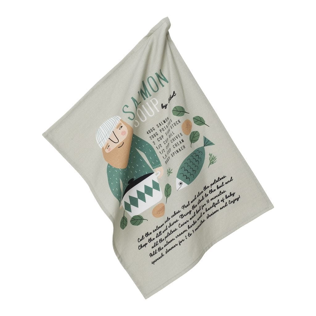 [product_category]-Spira Kompis Tea Towel Ebbot Salmon Soup, 47x65 Cm-Spira of Sweden-7333001018501-6401-SPI-2