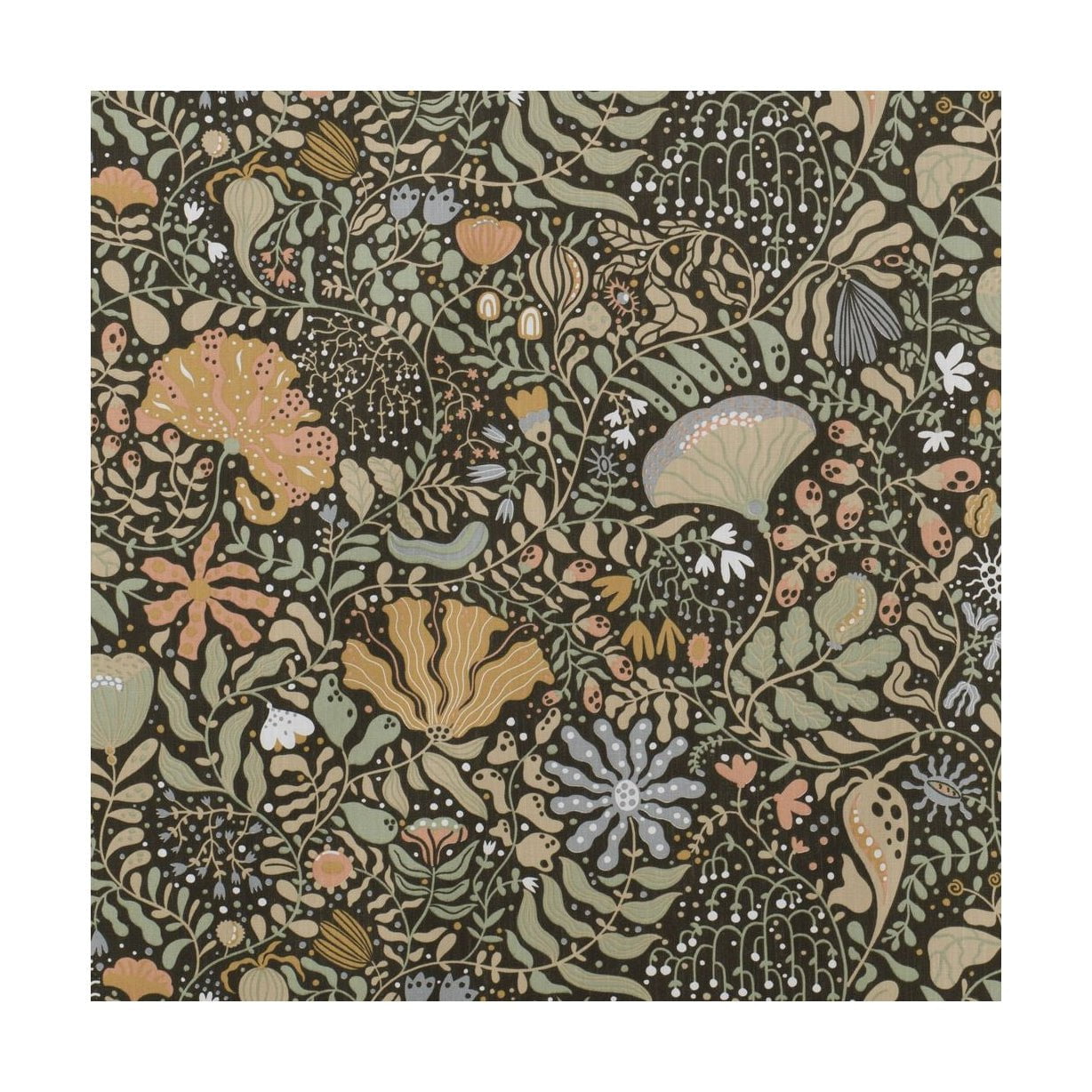 [product_category]-Spira Myllra Fabric Width 150 Cm (Price Per Meter), Brown-Spira of Sweden-7333001018181-6352-SPI-1