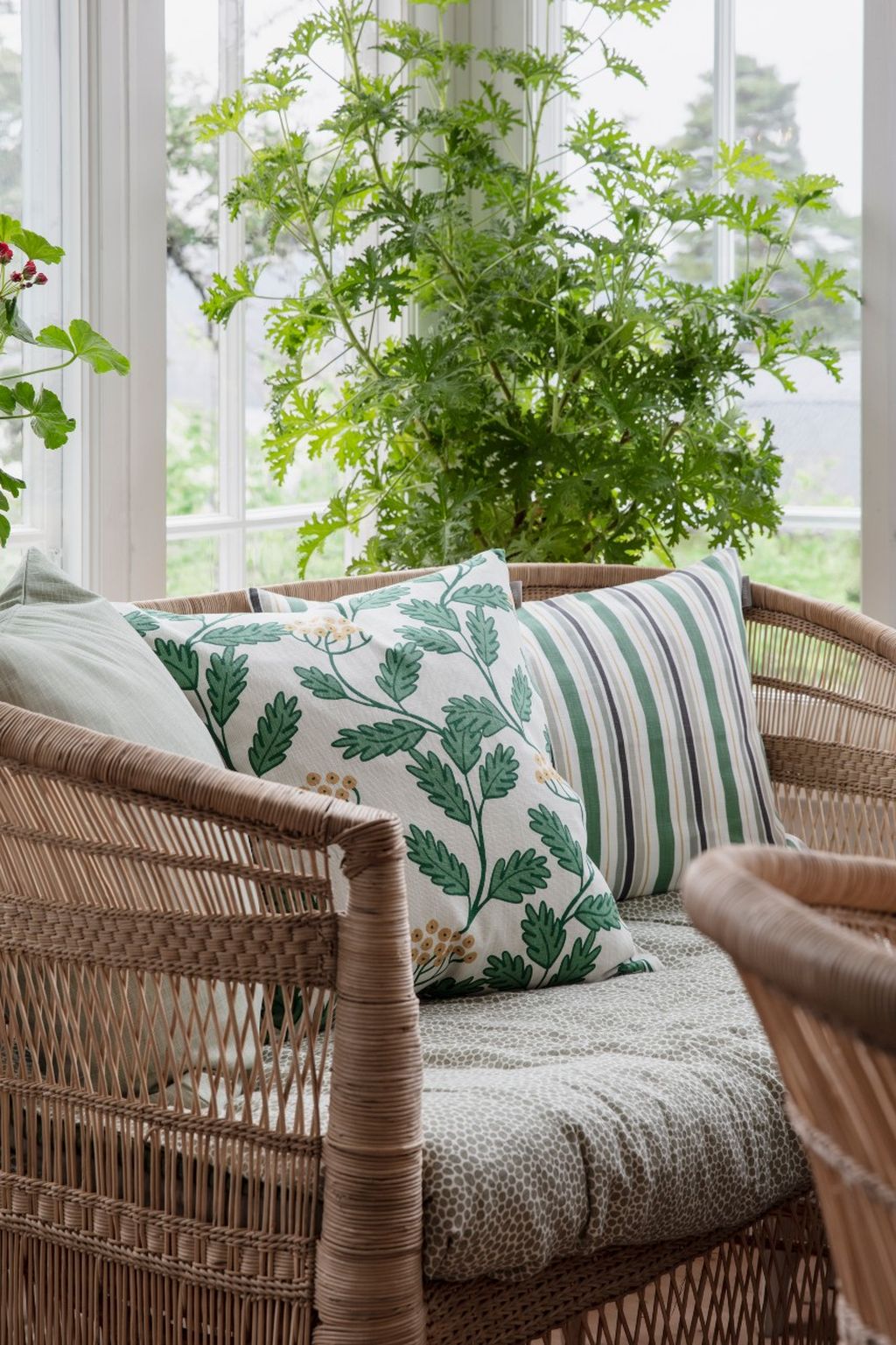 [product_category]-Spira Renfana Cushion Cover, Green-Spira of Sweden-7333001017207-6251-SPI-3