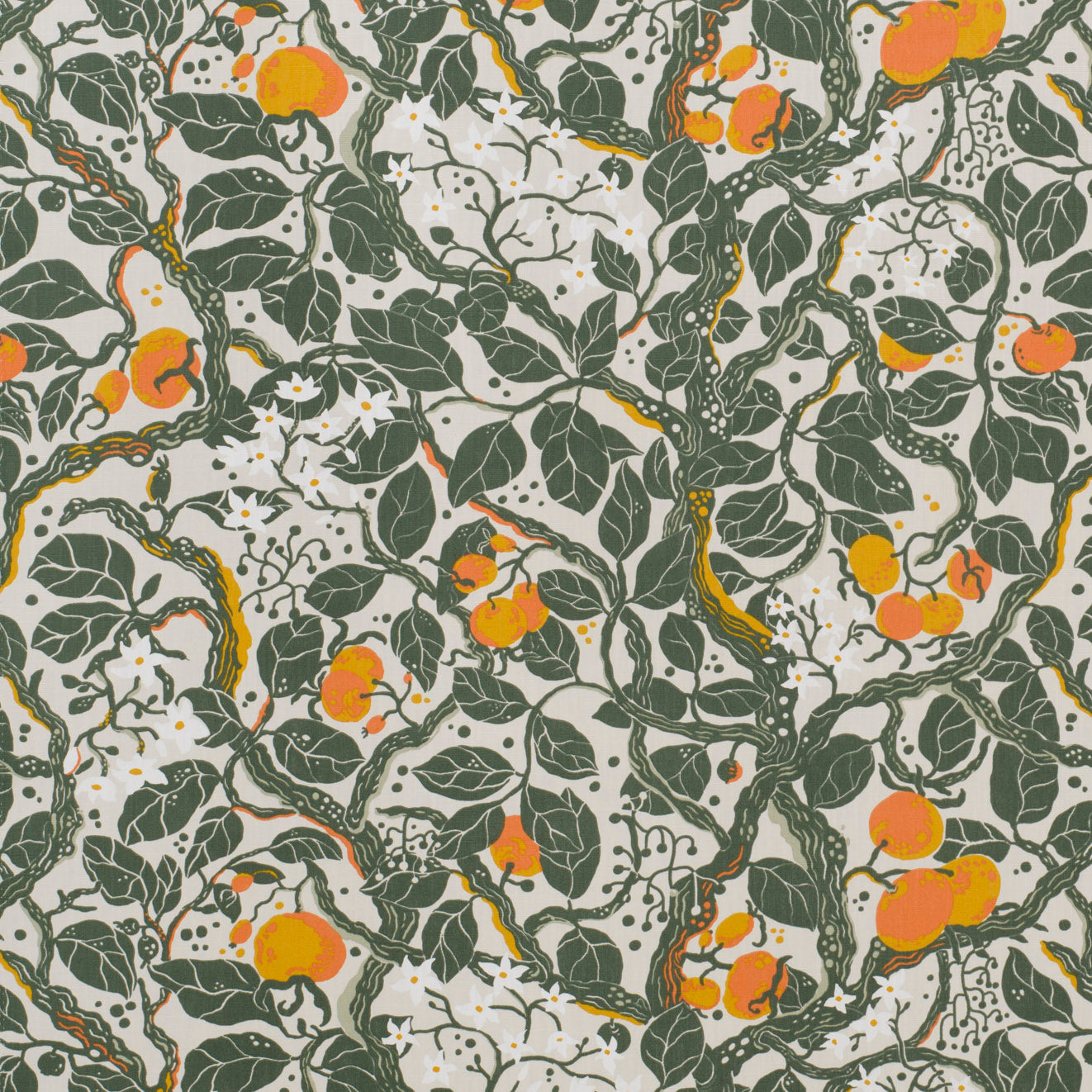 [product_category]-Spira Vindla Fabric Width 150 Cm (Price Per Meter), Green-Spira of Sweden-7333001200746-6639-SPI-1