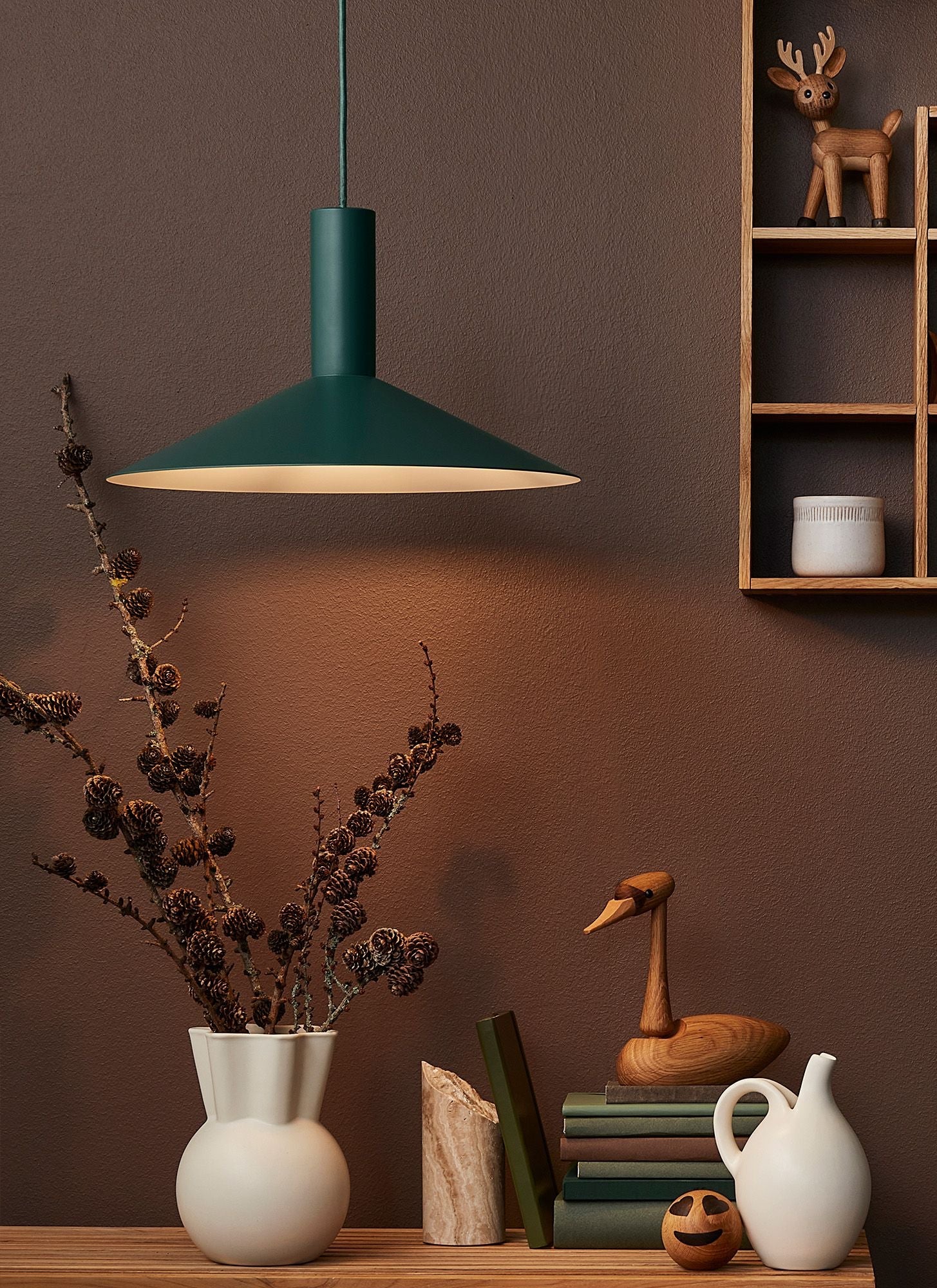 [product_category]-Spring Copenhagen Formula Pendant Lamp ø40, Forest Green-Spring Copenhagen-5713487062182-5018-FGR-SPR-3