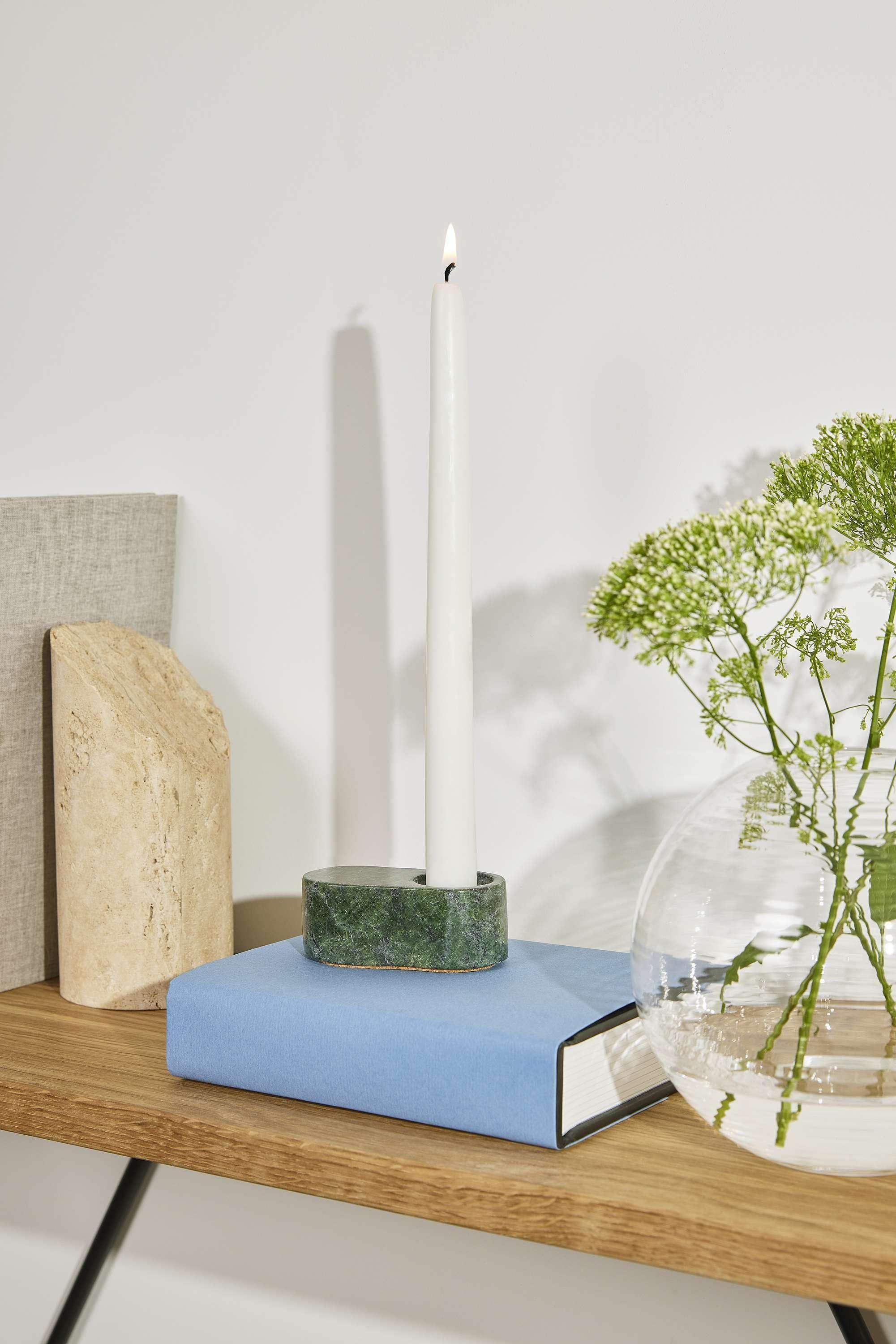 [product_category]-Spring Copenhagen Ovaali Candle Holder, White-Spring Copenhagen-5713487064667-7047-SPR-11