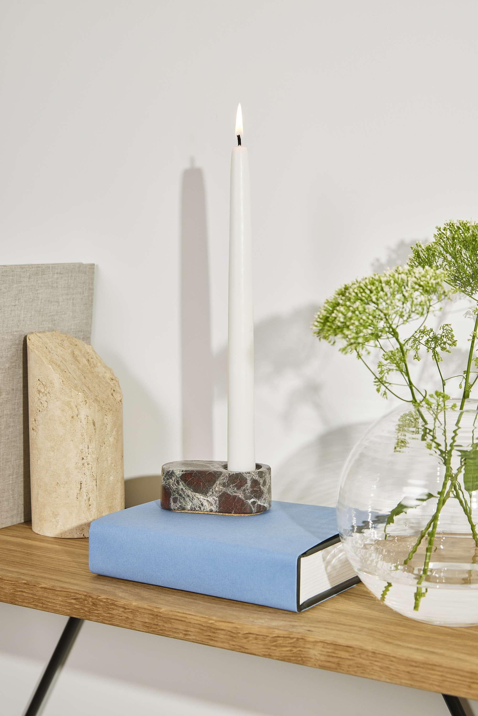 [product_category]-Spring Copenhagen Ovaali Candle Holder, White-Spring Copenhagen-5713487064667-7047-SPR-13