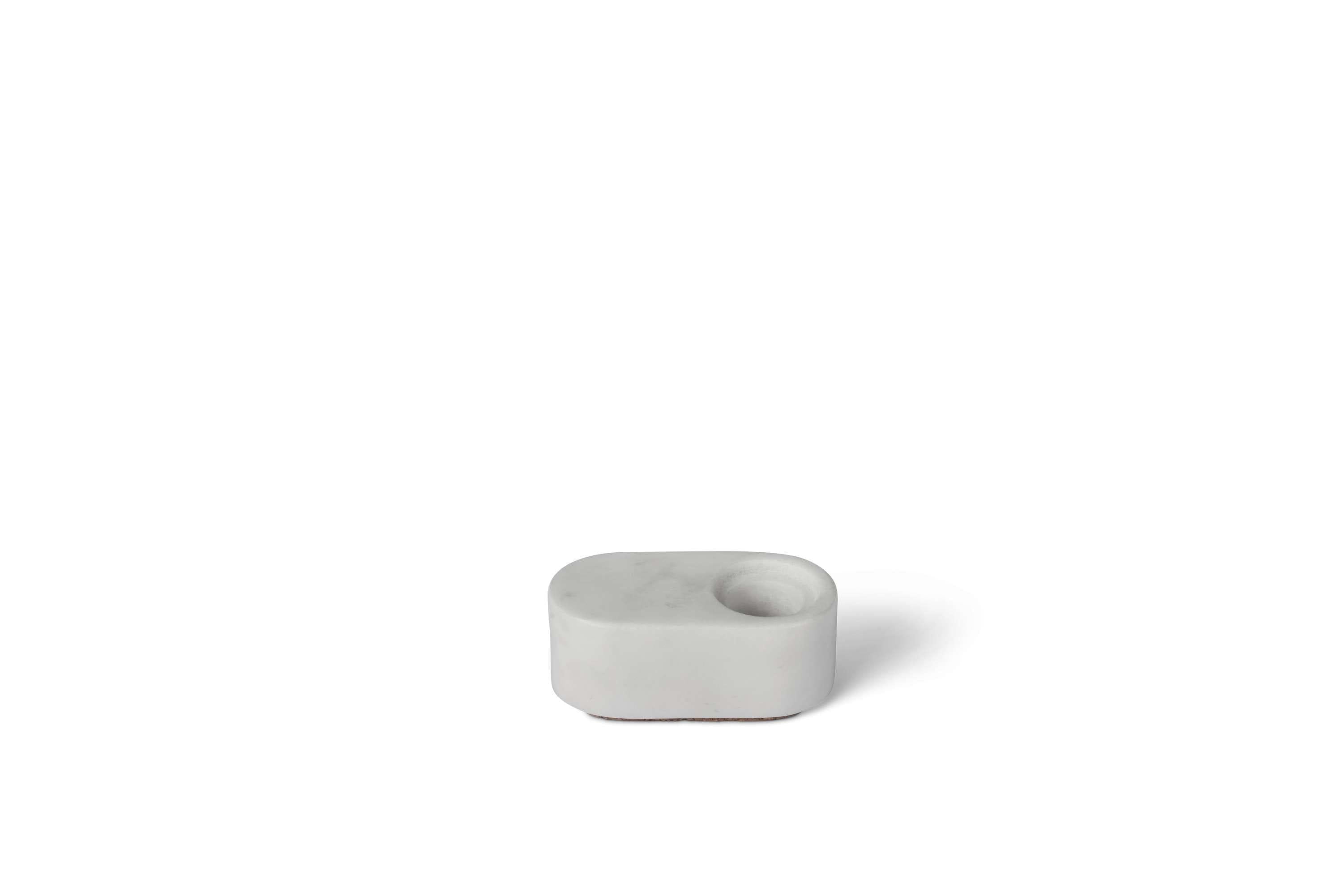 [product_category]-Spring Copenhagen Ovaali Candle Holder, White-Spring Copenhagen-5713487064667-7047-SPR-2