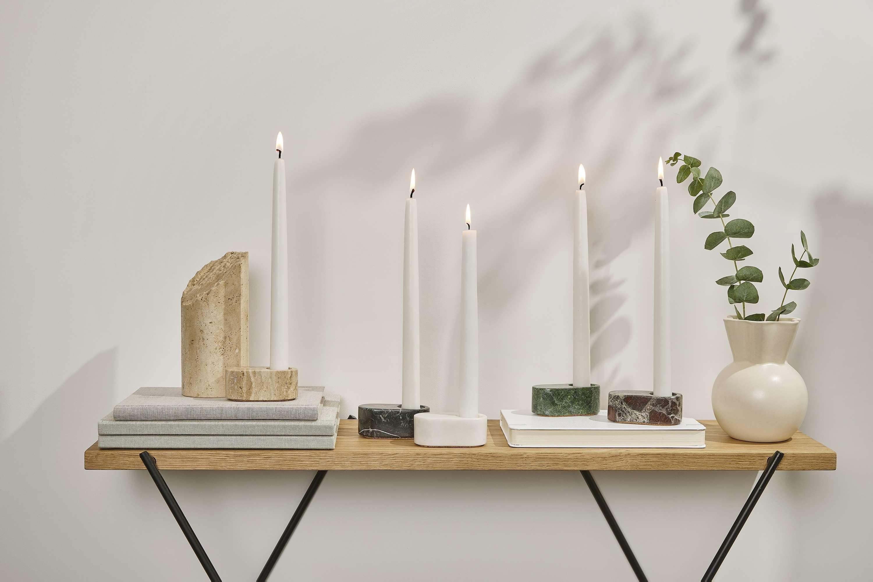 [product_category]-Spring Copenhagen Ovaali Candle Holder, White-Spring Copenhagen-5713487064667-7047-SPR-7