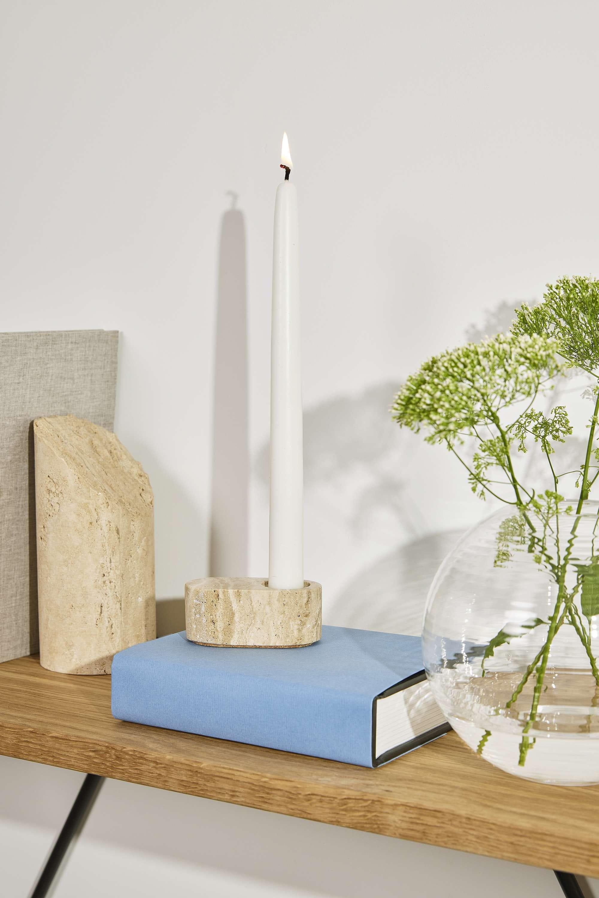 [product_category]-Spring Copenhagen Ovaali Candle Holder, White-Spring Copenhagen-5713487064667-7047-SPR-8