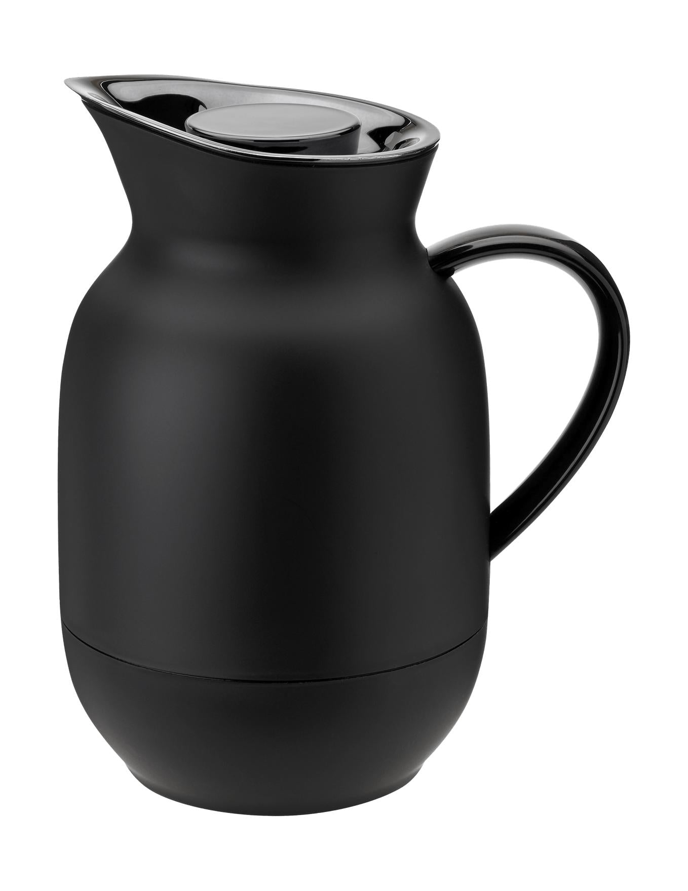 [product_category]-Stelton Amphora Vacuum Jug Coffee 1 L, Soft Black-Stelton-5709846027466-221-1-STE-1