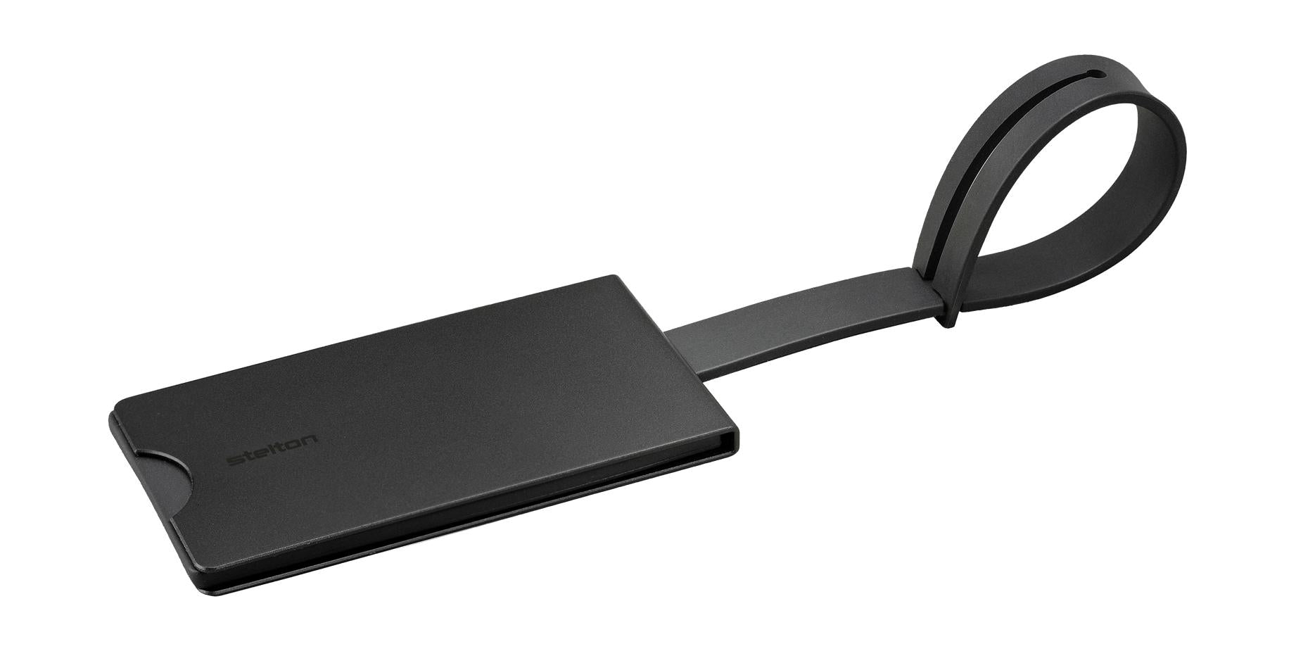 [product_category]-Stelton Companion Luggage Tag, Black-Stelton-5709846022492-232-STE-1