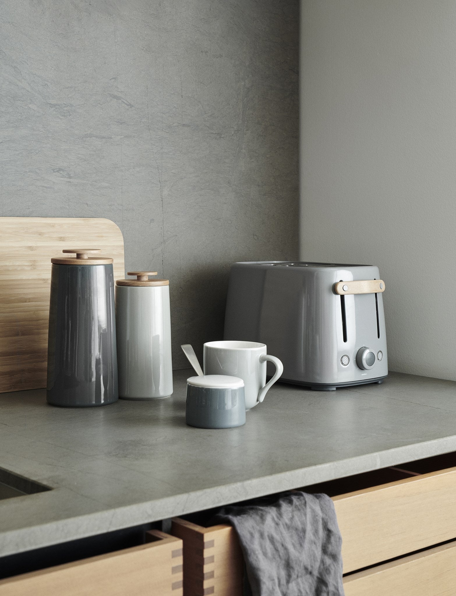 [product_category]-Stelton Emma Coffee Can/Storage Box 1.2 L, Dark Grey-Stelton-5709846023444-X-223-1-STE-2