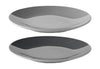 Sada desky Stelton Emma 2 Ø 22,5 cm, šedá
