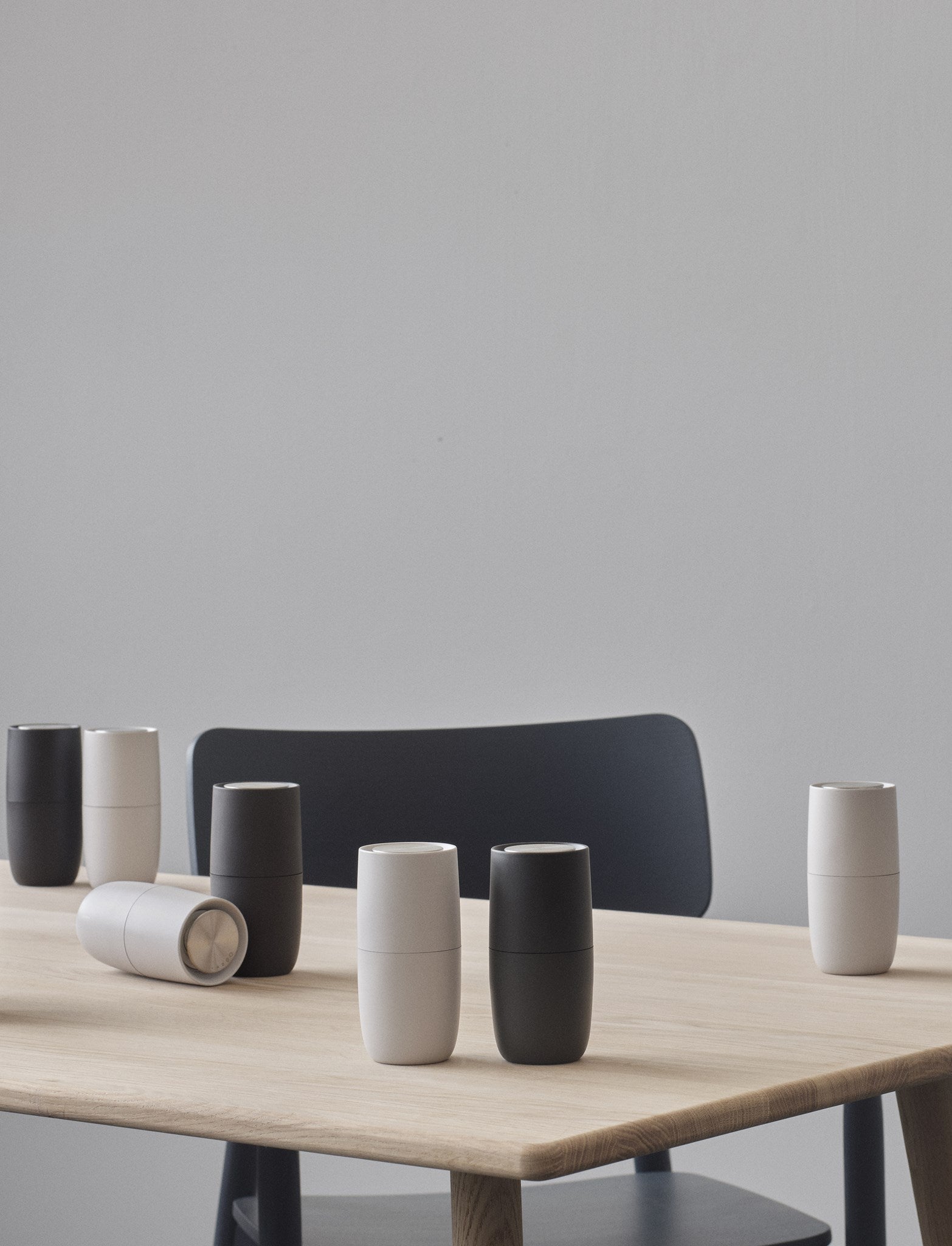 [product_category]-Stelton Norman Foster Salt Mill, Light Grey-Stelton-5709846025493-725-1-STE-2