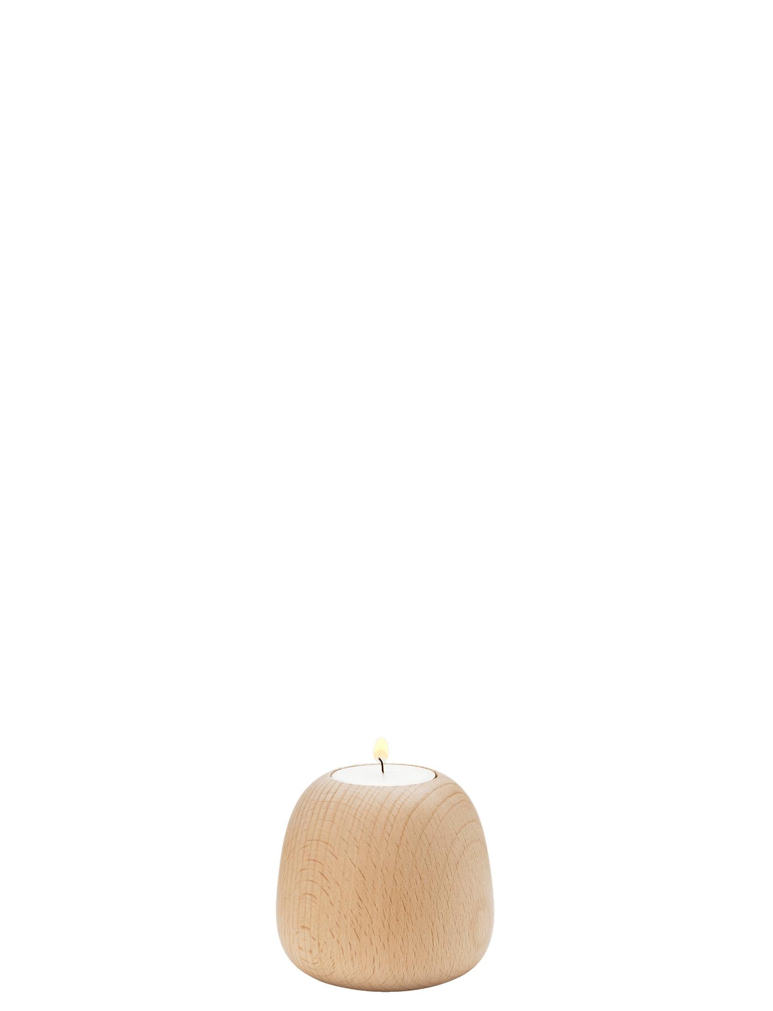 [product_category]-Stelton Ora Candlestick 8 Cm, Beech Wood-Stelton-5709846026681-104-1-STE-3