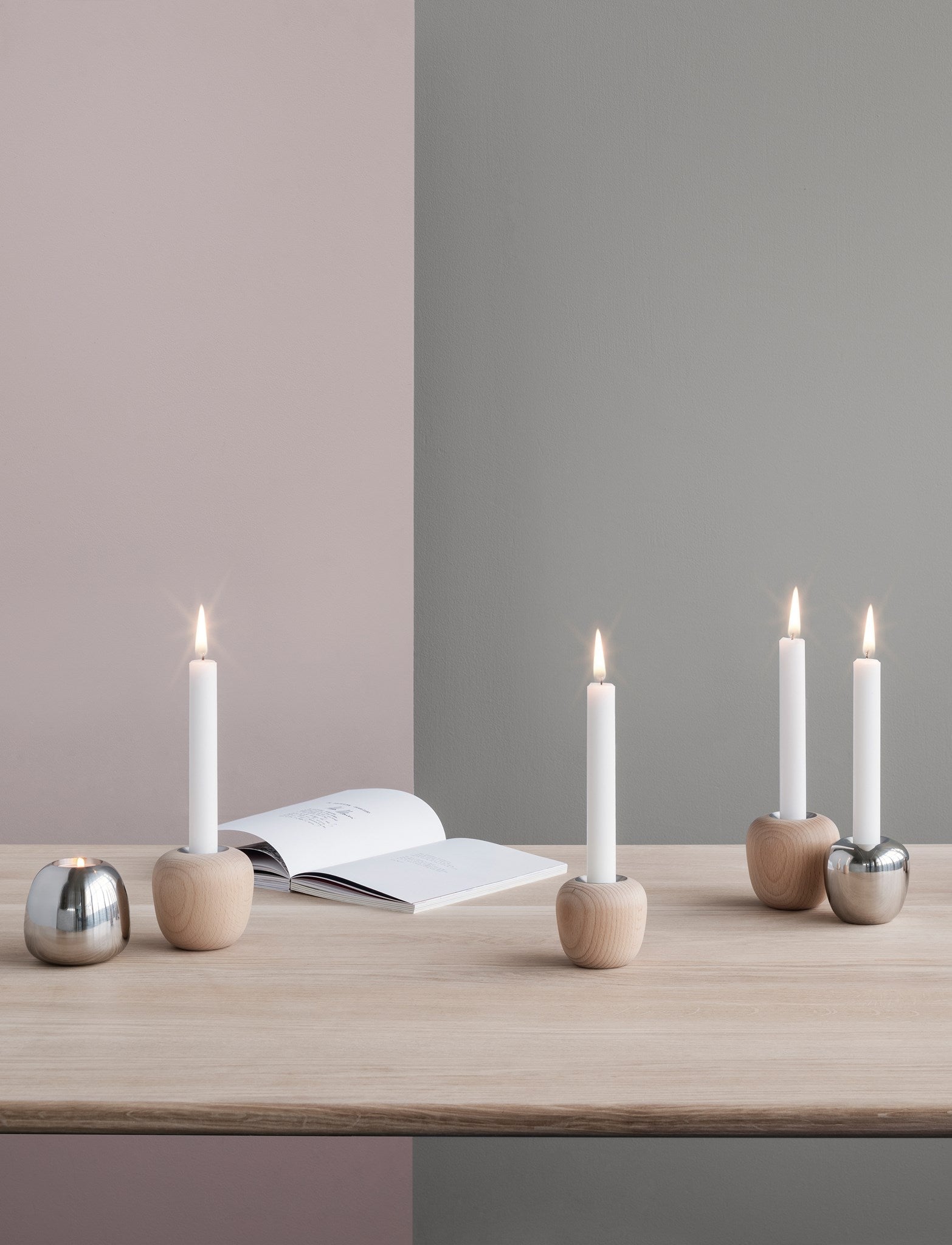 [product_category]-Stelton Ora Candlestick 8 Cm, Beech Wood-Stelton-5709846026681-104-1-STE-4