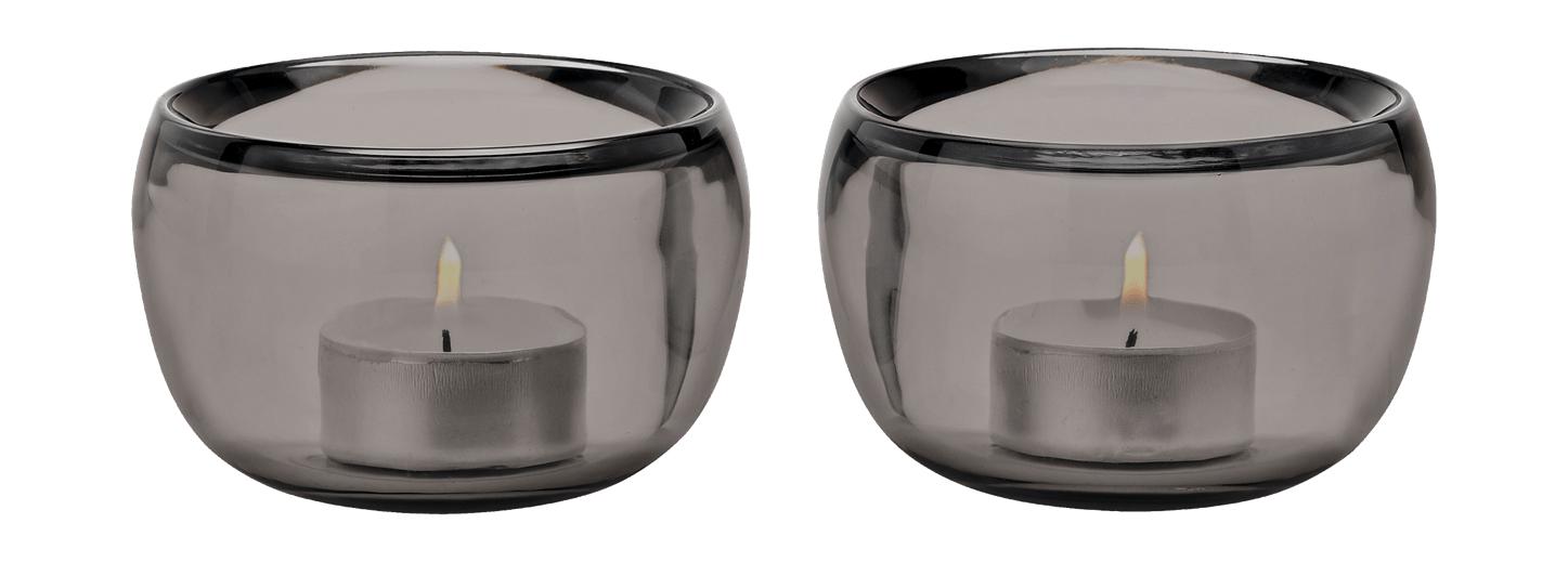 [product_category]-Stelton Ora Teelighthalter Set Of 2, Smoke-Stelton-5709846026568-107-STE-1