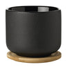 Stelton Theo hrnek s dráhou 0,2 l, černá