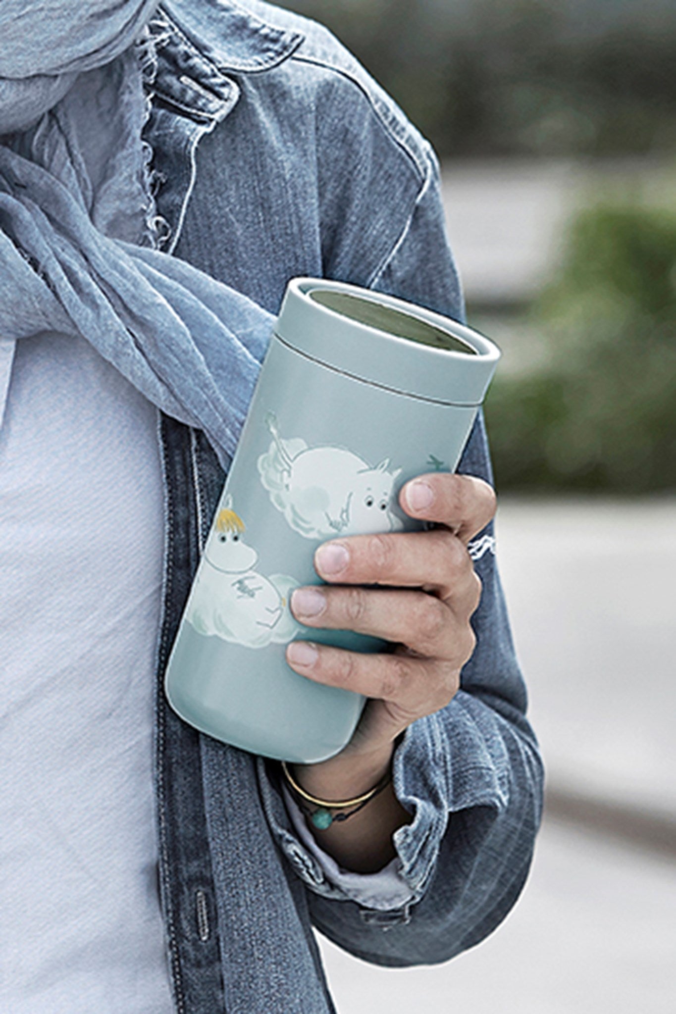[product_category]-Stelton To Go Click Thermo Mug 0.2 L, Moomin Soft Cloud-Stelton-5709846027077-1370-STE-2