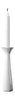Stelton Unified Candlestick 21 cm, bílá