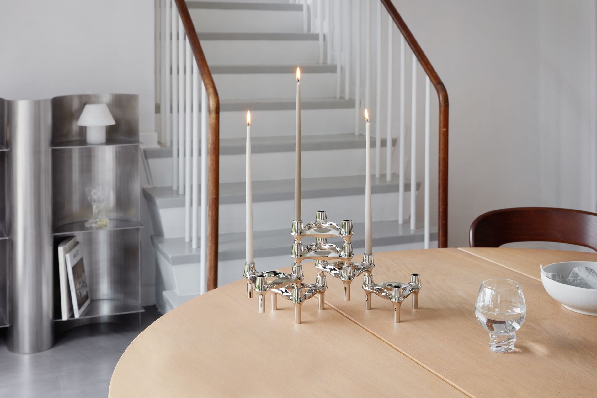 [product_category]-Stoff Nagel Bmf Candle Holder, Chrome-STOFF Nagel-5700002252210-8004-STO-20