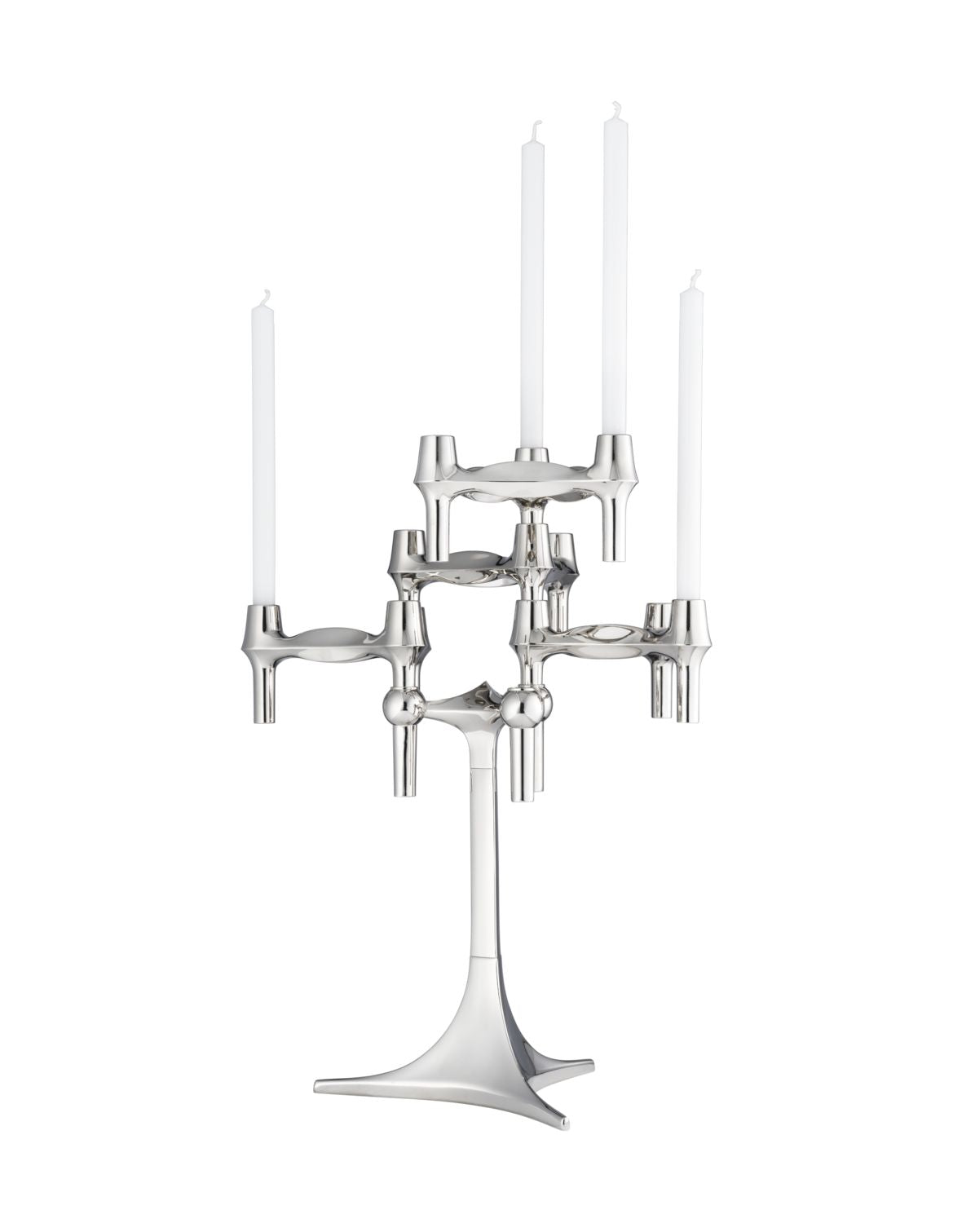 [product_category]-Stoff Nagel Bmf Candle Holder, Chrome-STOFF Nagel-5700002252210-8004-STO-22