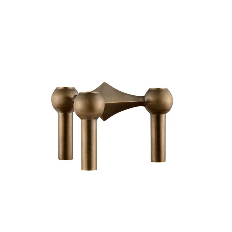 [product_category]-Stoff Nagel Candle Holder, Bronzed Brass-STOFF Nagel-5745000848133-9009-STO-1