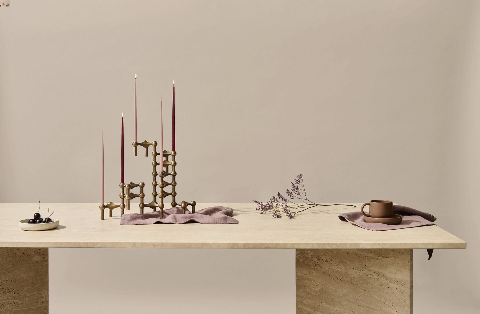 [product_category]-Stoff Nagel Candle Holder, Bronzed Brass-STOFF Nagel-5745000848133-9009-STO-3