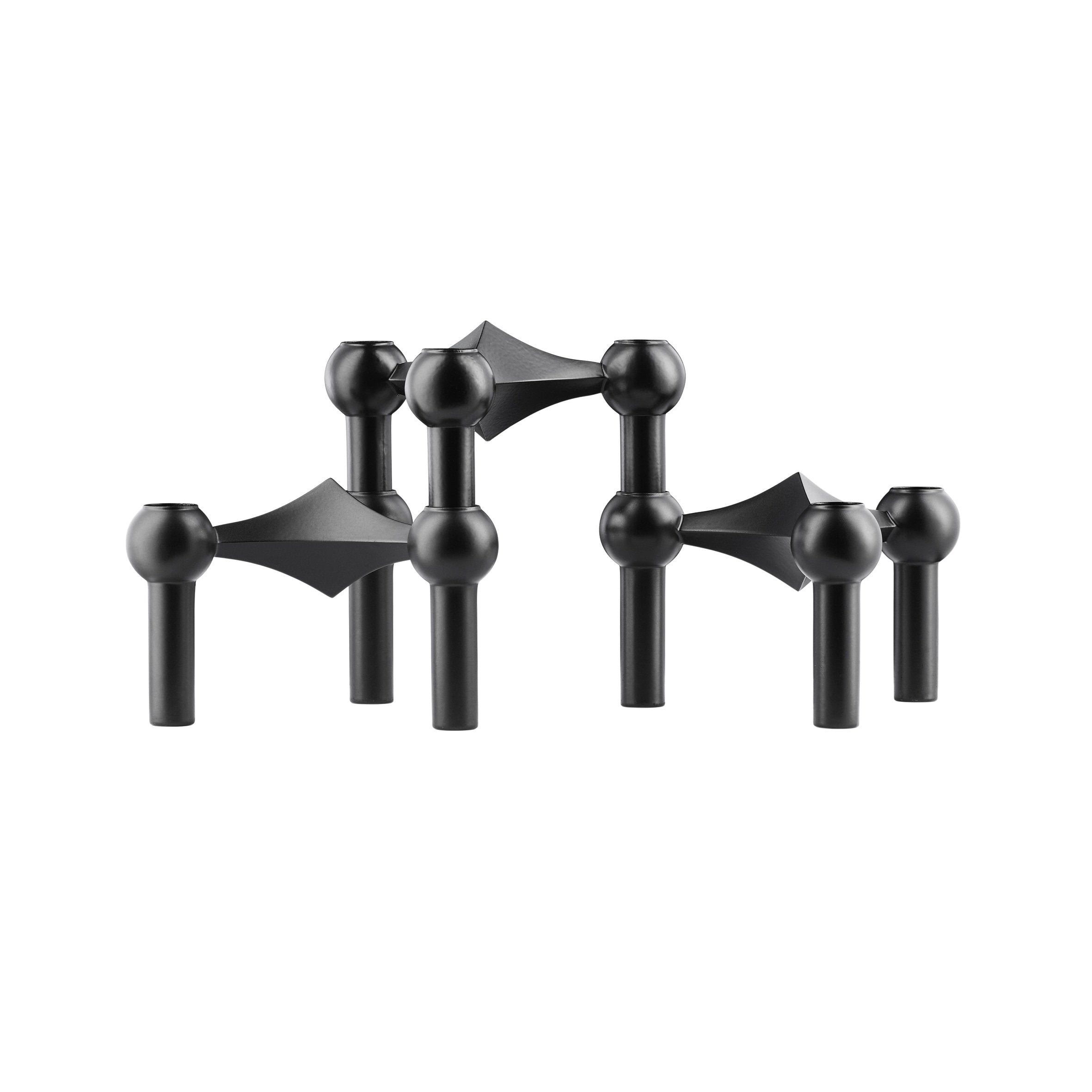 [product_category]-Stoff Nagel Candle Holder Single, Black-STOFF Nagel-5700002079589-9003-STO-2