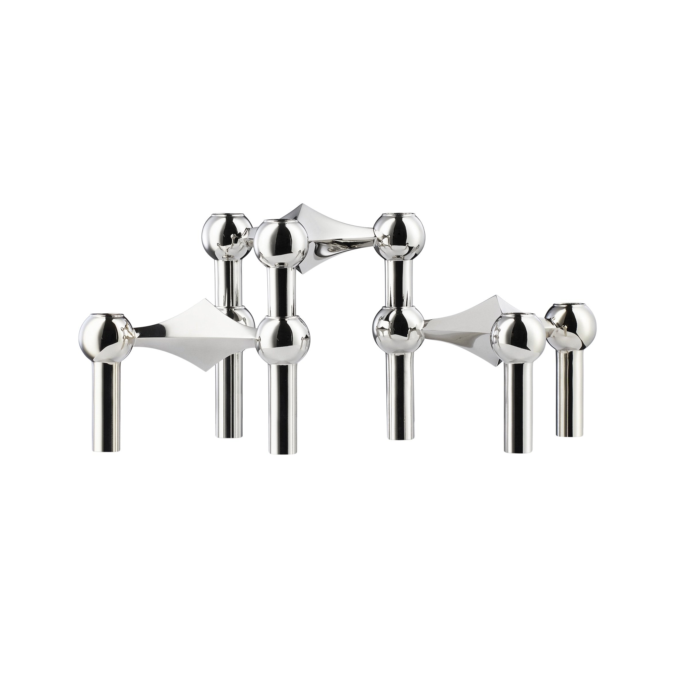 [product_category]-Stoff Nagel Candle Holder Single, Chrome-STOFF Nagel-4897032181519-9004-STO-2