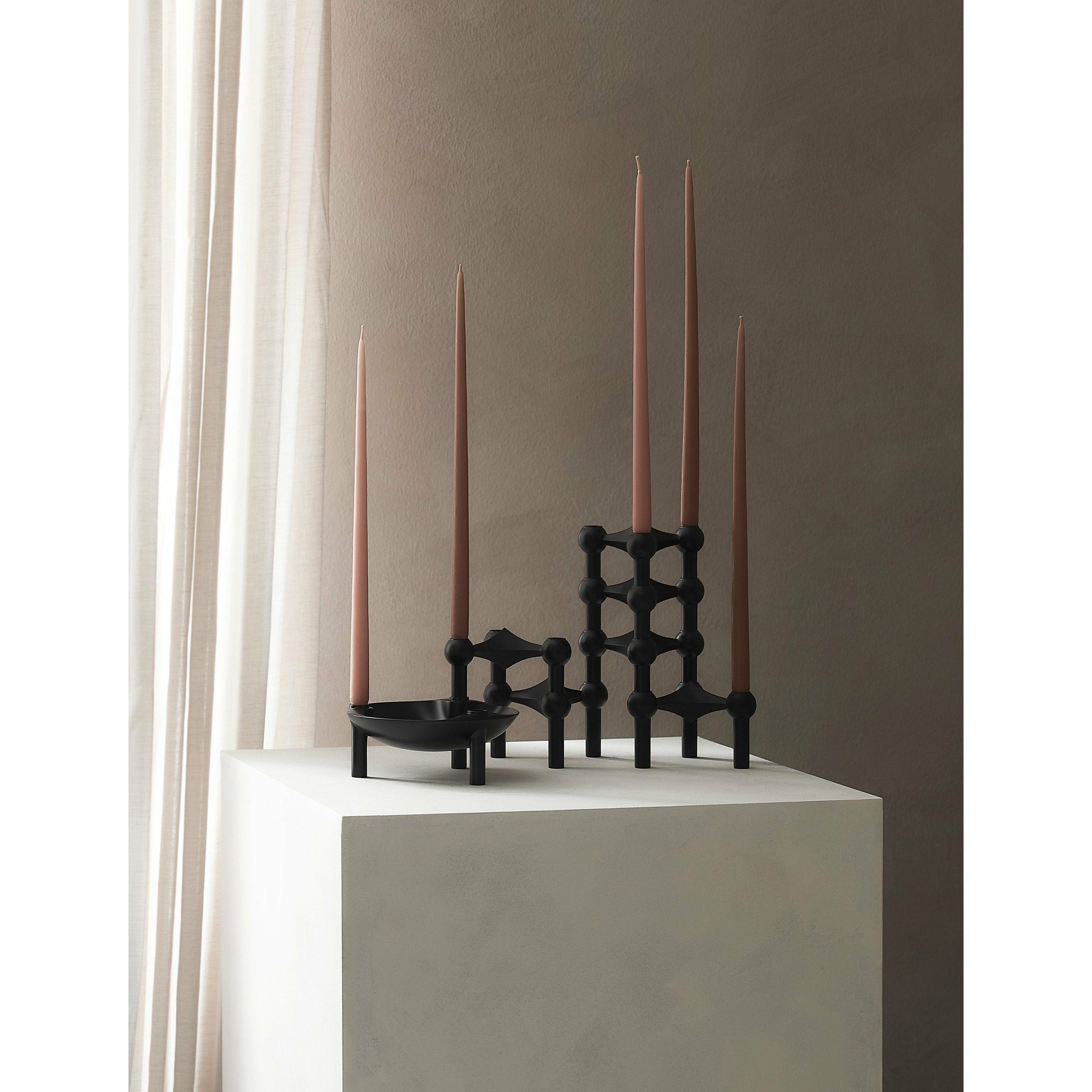 [product_category]-Stoff Nagel Candles By Ester & Erik 6 Pcs., Dusty Rose-STOFF Nagel-5700002166395-36008-STO-4