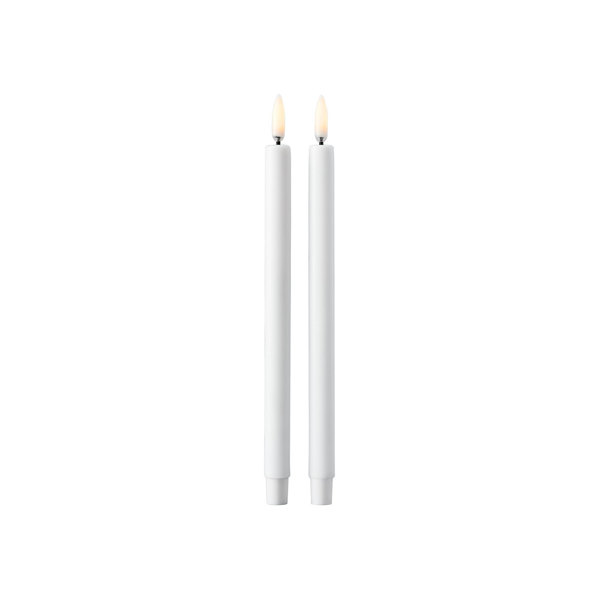[product_category]-Stoff Nagel Led Candles By Uyuni Lighting Set Of 2, White-STOFF Nagel-5708311300974-46001-STO-1