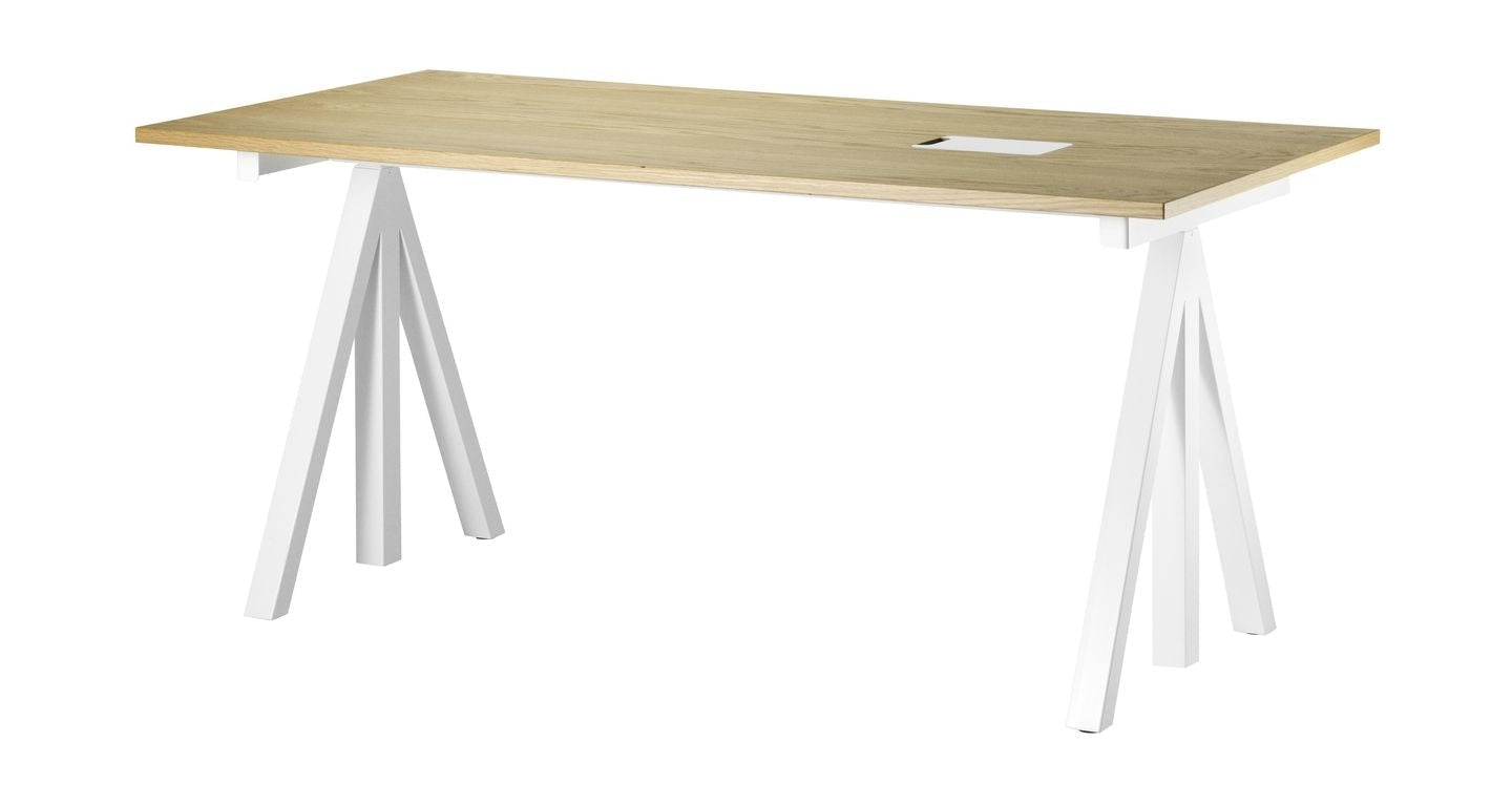 [product_category]-String Furniture Height Adjustable Work Table Oak, 78x160 Cm-String Furniture-DT16078-05-1+ETF-12-1-STR-1