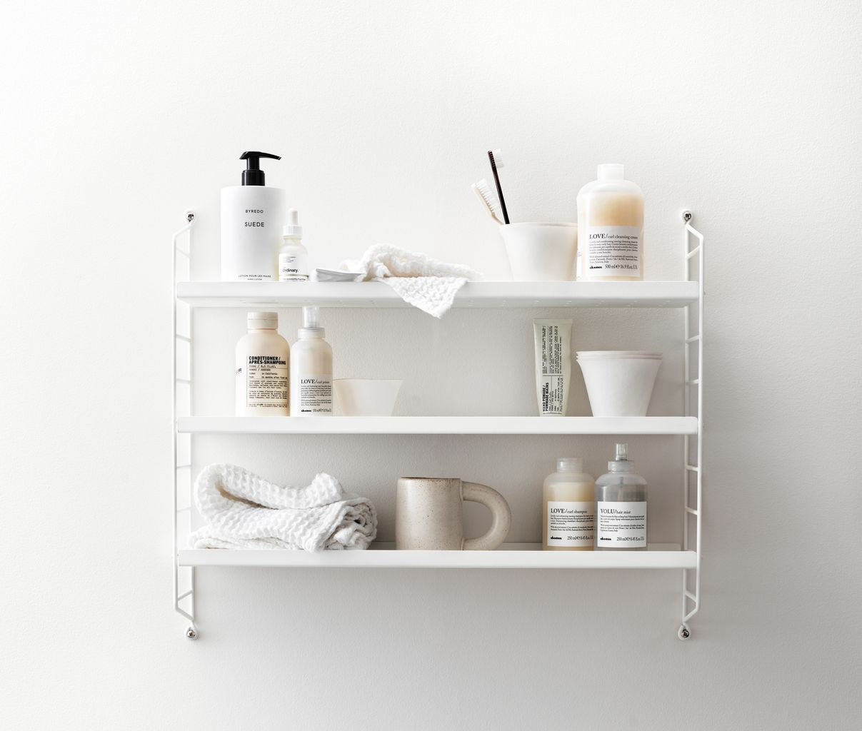 [product_category]-String Furniture String Pocket Metal Wall Shelf, White/White-String Furniture-7350038274441-SPM5015-12-12-STR-3