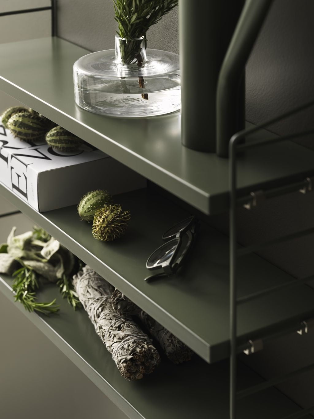 [product_category]-String Furniture String Pocket Wall Shelf, Sage/Sage-String Furniture-7350038274618-SP5015-47-47-STR-6
