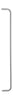 String Furniture String System kledingrail tot metalen plank 78 cm, grijs