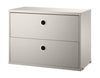 Řetězec STRIVITNÍ SYSTÉM SYSTÉMU SYSTÉMU PRVKY 30X58X42 CM, BEIGE