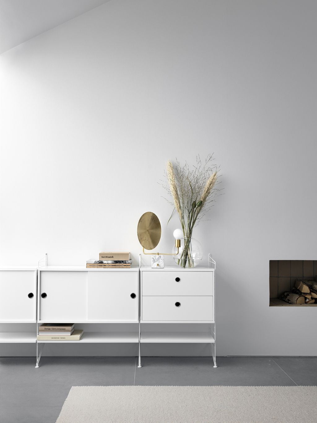[product_category]-String Furniture String System Drawer Element 30x58x42 Cm, White-String Furniture-7350038273093-LH5830-12-1-STR-2