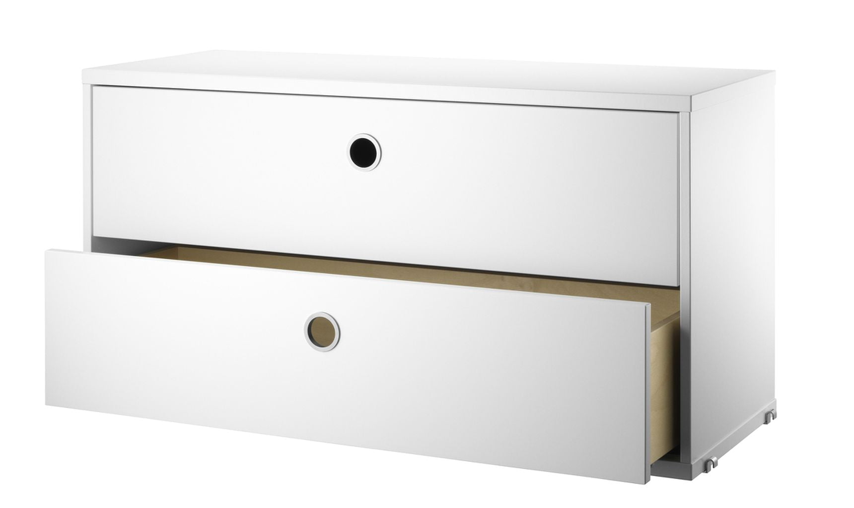 [product_category]-String Furniture String System Drawer Element 30x78x42 Cm, White-String Furniture-7350038270672-LH7830-12-1-STR-2