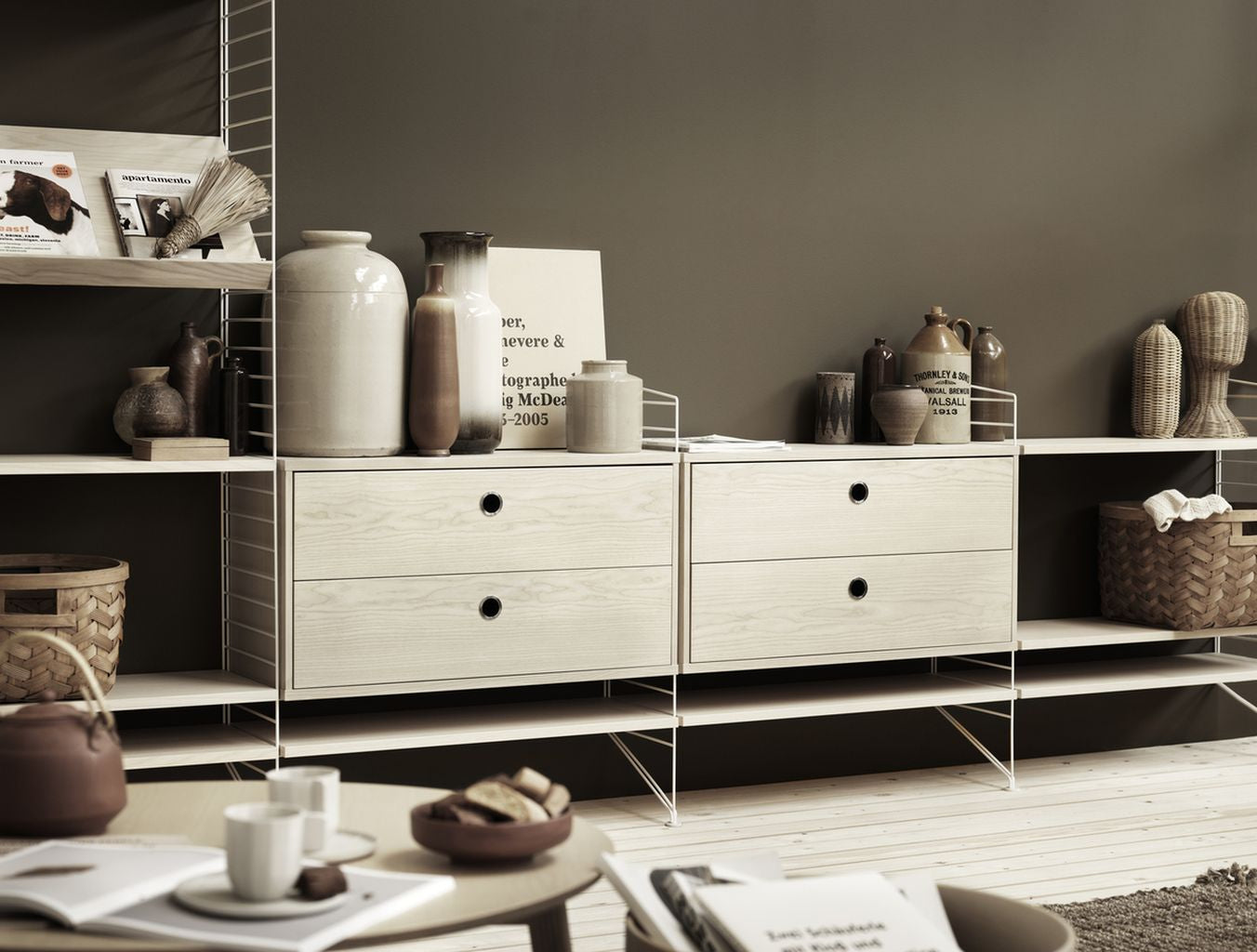 [product_category]-String Furniture String System Drawer Element Ash, 30x78x42 Cm-String Furniture-7350038271884-LH7830-06-1-STR-4