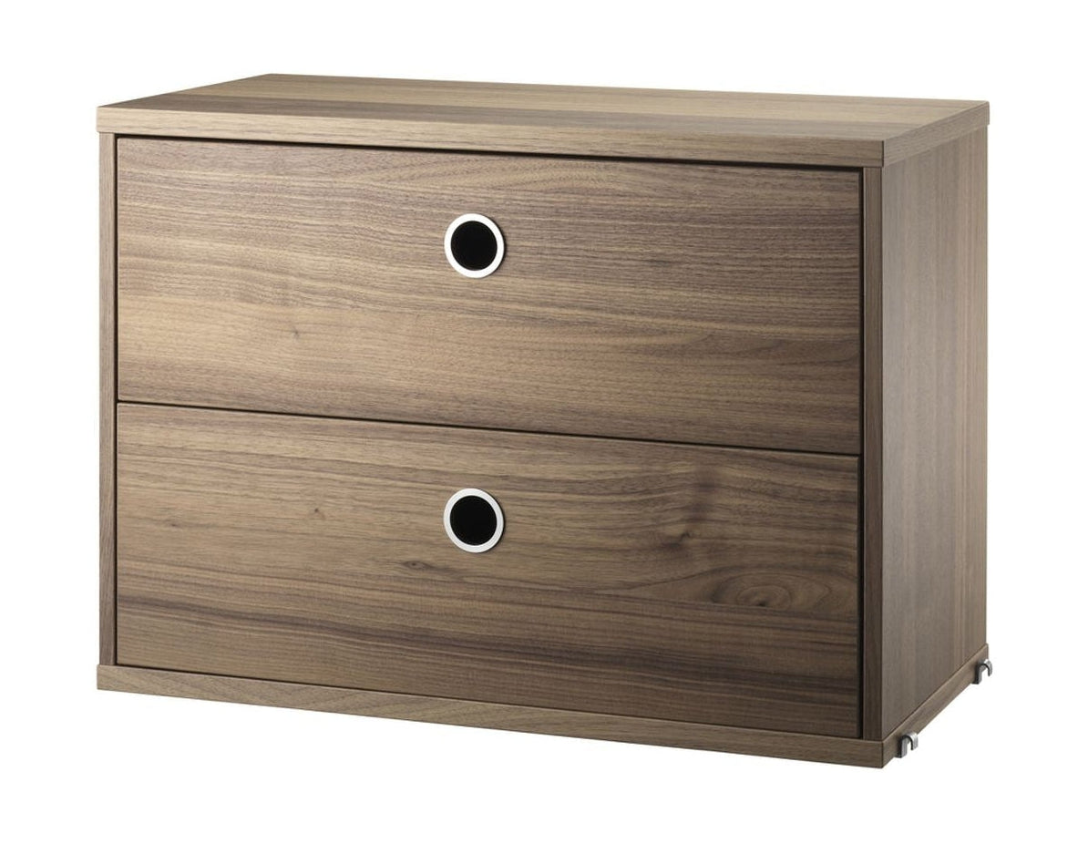 [product_category]-String Furniture String System Drawer Element Walnut, 30x58x42 Cm-String Furniture-7350038273062-LH5830-04-1-STR-1