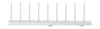 String nábytek String String System Plate stojan 30 cm bílá, sada 2