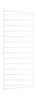 STRING STRIVIT SYSTÉM SYSTÉM STUKA PAREL STOME MONDED 30X75 CM WHITE, sada 2