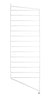 Boční panel systému String Furniture String System se stojanem 30x85 cm, bílá