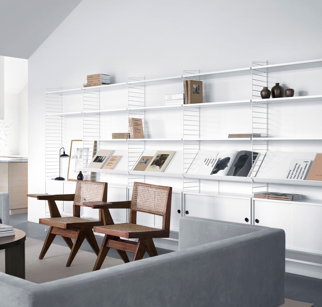 [product_category]-String Furniture String System Wooden Shelf 30x78 Cm White, Set Of 3-String Furniture-7350038270276-7830-12-3-STR-7