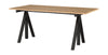 String Furniture Works Work Tabulka 78x160 cm, dub/černá